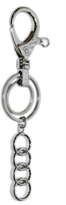 

Aura Cool Imported Audi Cars Full Metal Hook Key Chain(Silver)