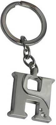 

Avani Industries H Alphabet Key Chain(Silver)