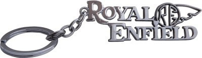 

U R God Royal Enfield Re Metallic Key Chain(Silver)