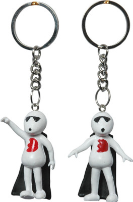 

CTW Zuu Zuu Cartoon Pack of 2 Key Chain(Silver)