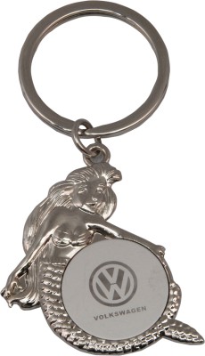 

Oyedeal Little Mermaid Volkswagen Key Chain(Silver)