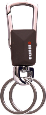 

Dealfinity Omuda Fiber Metal with Hook DKYCN1473 Locking Key Chain(Brown)