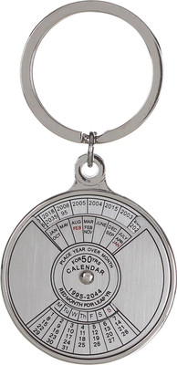 Joe Louis Joe Louis 50 year calander Metal key chain Locking Key Chain(Multicolor)