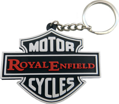 

Tech Pro Double Sided Harley Style Royal Enfield Key Chain(Multicolor)