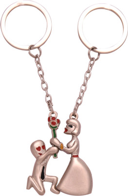 

Oyedeal KYCN1155 Set of Proposing Couple Key Chain(Multicolor)
