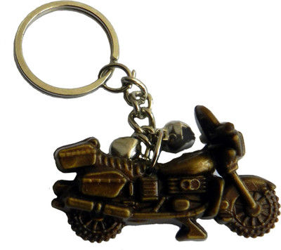 

Techpro Double sided Bullet Royal Enfield Key Chain(Silver)