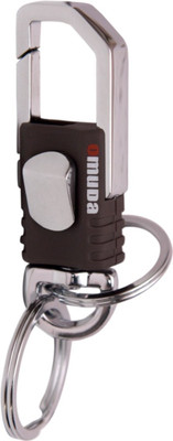 

Zeroza Omuda Button Operated Hook ODA09 Locking Key Chain(Brown)
