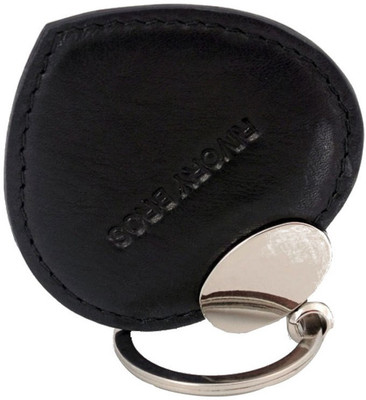 

Rivory Bros Heart Leather Key Chain(Black)