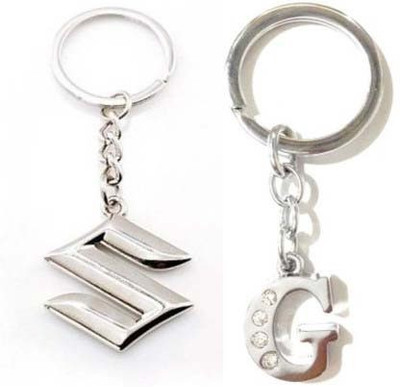 

Rashi Traders Maruti Suzuki & Alphabet G Key Chain(Silver)