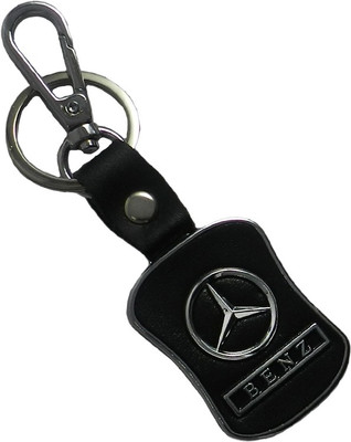 

Techpro Leatherite Black Mercedes-Benz Locking Key Chain(Multicolor)