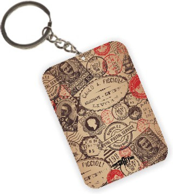 

The Crazy Me Stamps Key Chain(Multicolor)