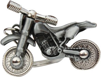 

CTW Cute Heavy Bike Full Metalic Key Chain(Grey)