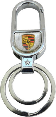 

Techpro Doublesided Porsche Locking Key Chain(Silver)