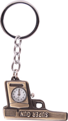 

Oyedeal Designer Super Gun with Pocket Clock Key Chain(Multicolor)