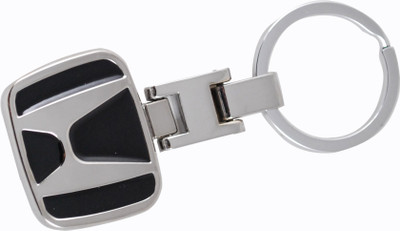

Forty Creek Rectangular Honda Locking Key Chain(Silver, Black)
