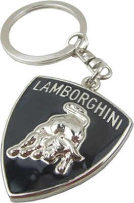 

TAG3 Lamborghini Car Metal Logo Key Chain(Black, Silver)