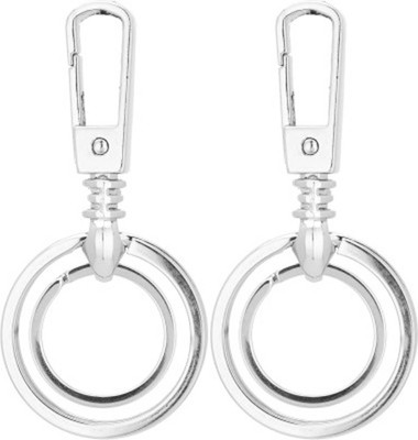 

Rashi Traders 2 Challa Loacking Locking Key Chain(Silver)