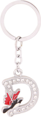 Zeroza Alphabet Letter D LD06 Key Chain(Multicolor)