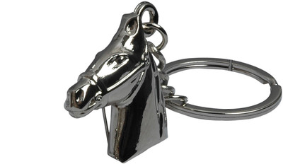 

Oyedeal Horse Head Key Chain(Silver)