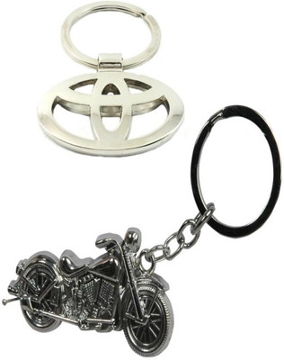 

Alexus Toyota And Bike Key Chain(Silver)