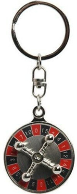 

Tv Teleshopping Rotating Casino Key Chain(Red)