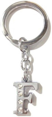 

Rashi Traders Alphabet F Chrome Key Chain(Silver)