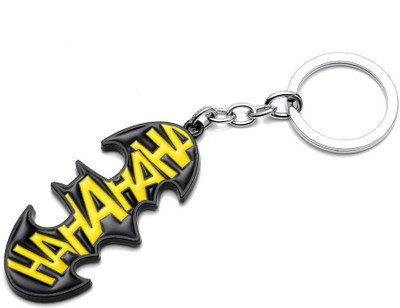 

Optimus traders Superhero Batman Justice League wings words 3d Metal Key Chain(Black, Yellow)