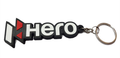 

FASHION FEVER CLASSY RUBBER SILICON "HERO" WITH METAL RING Key Chain(Multicolor)