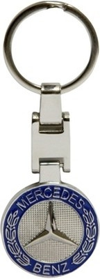 

Trendy Loot Mercedes Metal Locking Key Chain(Silver)