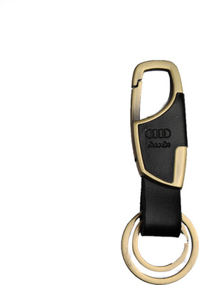 

Techpro Metal Golden Colour Audi Locking Key Chain(Multicolor)