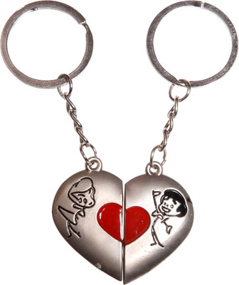 

Dealfinity Heart Couple DKYCN579 Key Chain(Multicolor)