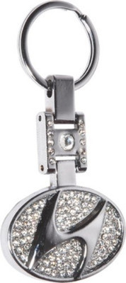 

Trendy Loot Hyundai Jewel Key Chain(Silver)
