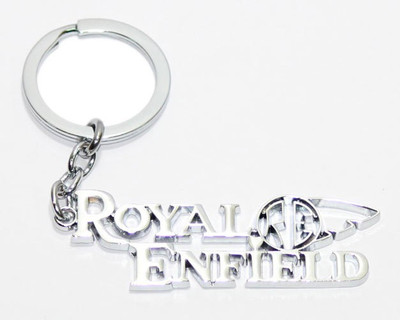 

24x7 Shop Royal Enfield Full Metal Imported Key Chain(Silver)