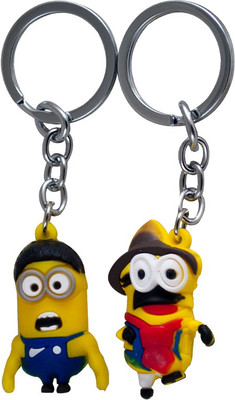 

Forty Creek Minions Pink & Blue Key Chain(Multicolor)