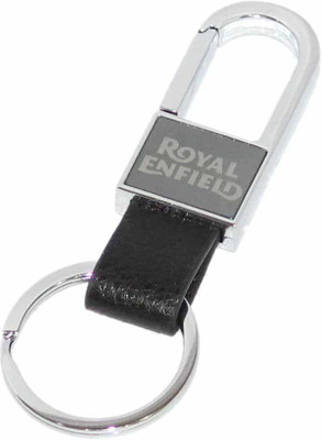 

Aura Imported Royal Enfield Locking Key Chain(Black, Silver)