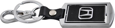 

Forty Creek Honda Locking Key Chain(Silver, Black)