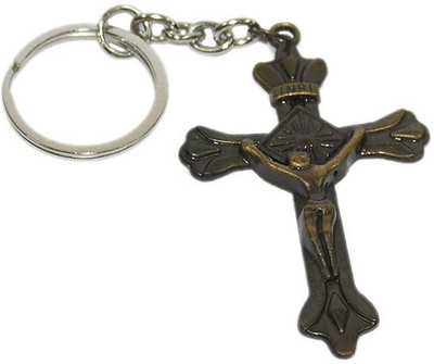 

24x7 Shop Holy Cross Metal Key Chain(Multicolor)