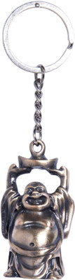 

Oyedeal Feng Shui Laughing Buddha KYCN465 Key Chain(Silver)