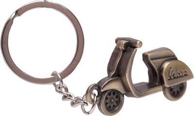 

Dealfinity Antique Vespa Scooter Full Metal DKYCN1366 Key Chain(Gold)