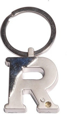 Avani Industries R Alphabet Key Chain(Silver)