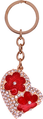 

Oyedeal Studded Heart with Flowers KYCN491 Key Chain(Multicolor)