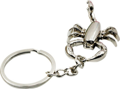 

Anishop Scorpion Metalic Keyring Key Chain(Silver)