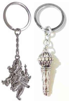 

Rashi Traders Ganpati & Bajrangi Bhaijaan Key Chain(Silver)