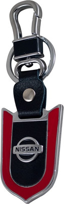 

Forty Creek Nissan Shield Shaped Locking Key Chain(Red, Black)