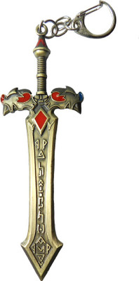 

Techpro League OF Legends Draven weapon Locking Key Chain(Gold)
