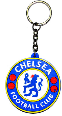 

Pin to Pen Chelsea Football Club Rubber keychain Key Chain(Multicolor)