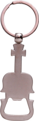 

Oyedeal Guitar Bottle Opener KYCN509 Key Chain(Silver)