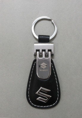 

Oyedeal Suzuki Oval Shaped Leather Key Chain(Black)