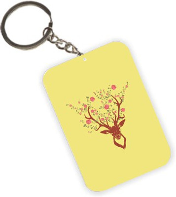 

The Crazy Me Deer Key Chain(Multicolor)