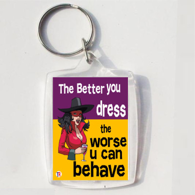 

Thoughtroad BETTER U DRESS Key Chain(Multicolor)